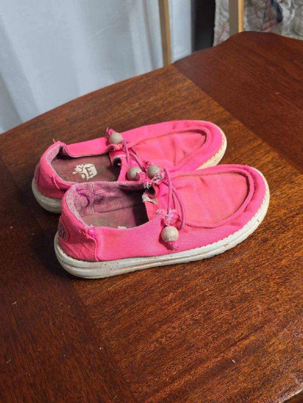 Hey Dude Kids Pink Slip-On